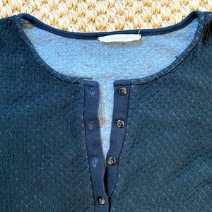 J. Leyendecker quilted pull over